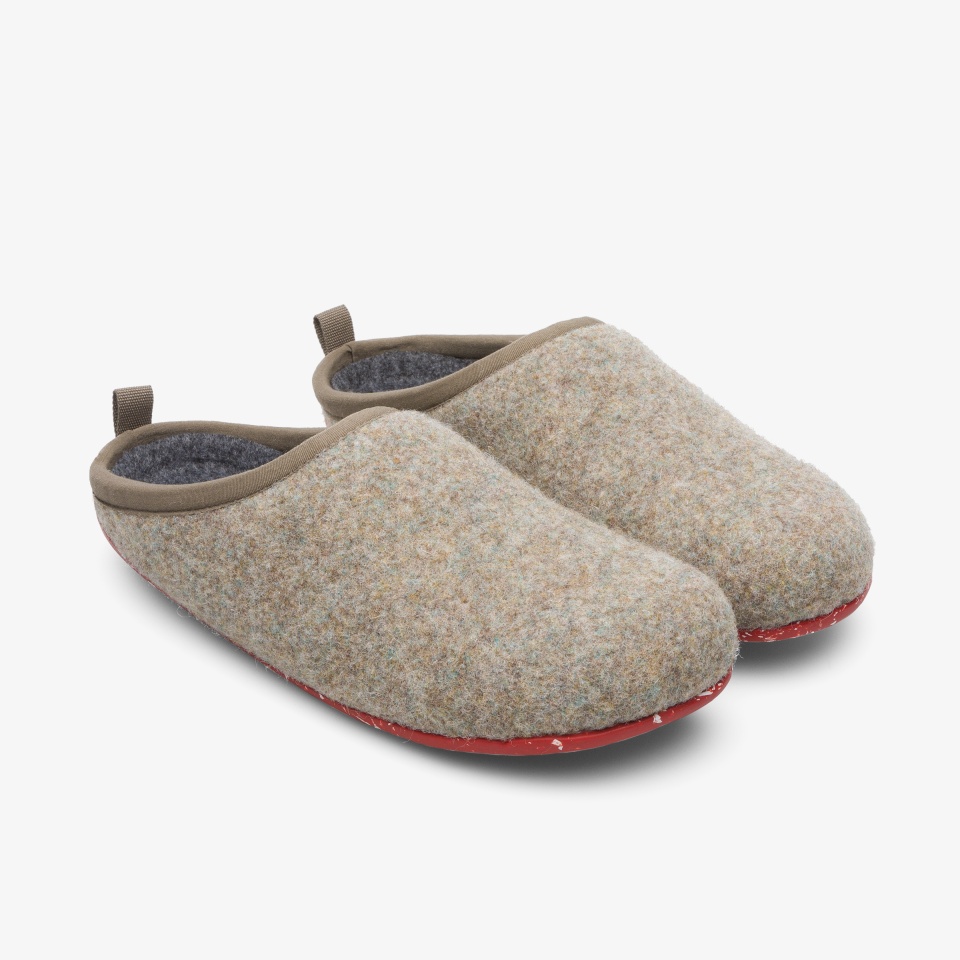 Camper Wabi Light Grey - Camper Women's Slippers ||5274-GNFHQ||